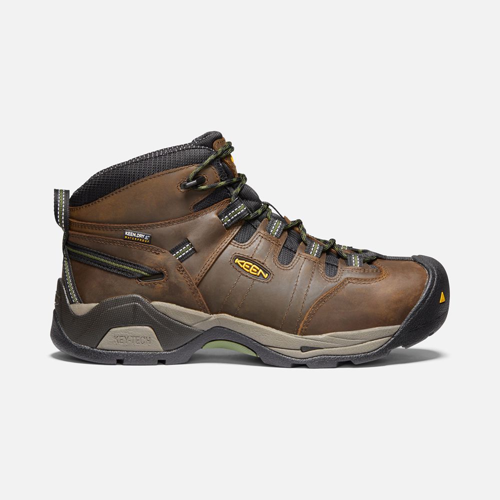 Botte de Travail Keen Homme Marron | Detroit Xt Waterproof (Steel Toe) | RYLCH-2049